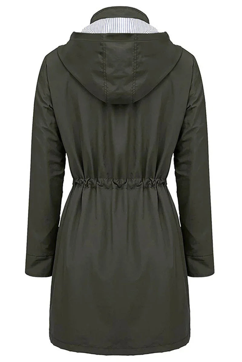 Women's Hooded Drawstring Jacket