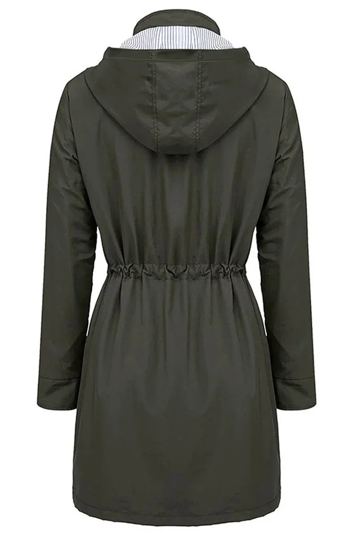 Women's Hooded Drawstring Jacket