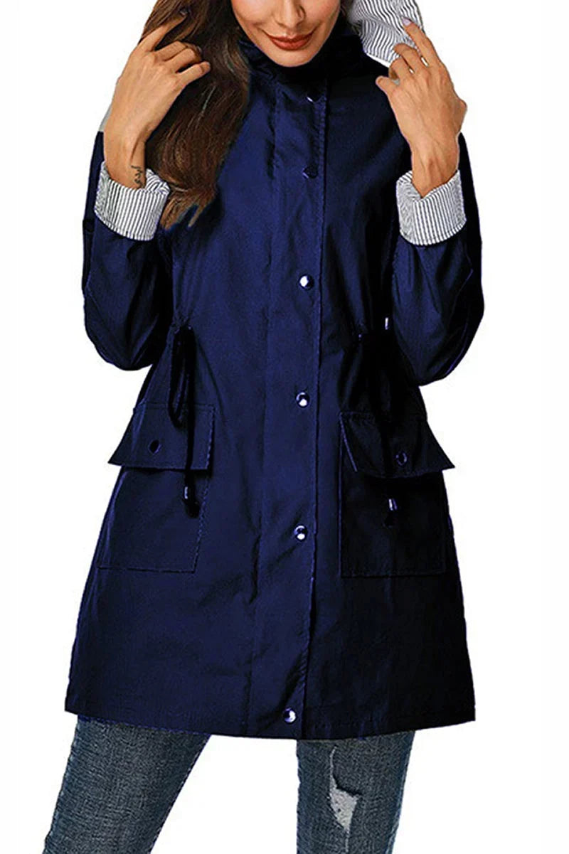 Women's Hooded Drawstring Jacket