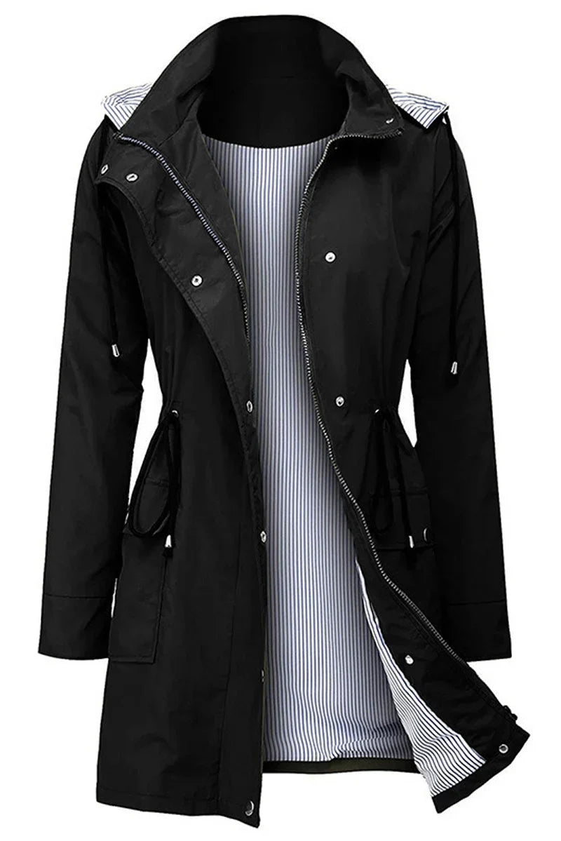 Women's Hooded Drawstring Jacket