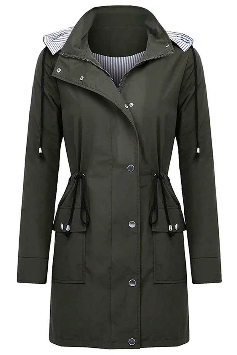 Women's Hooded Drawstring Jacket