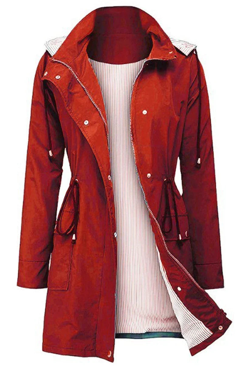 Women's Hooded Drawstring Jacket