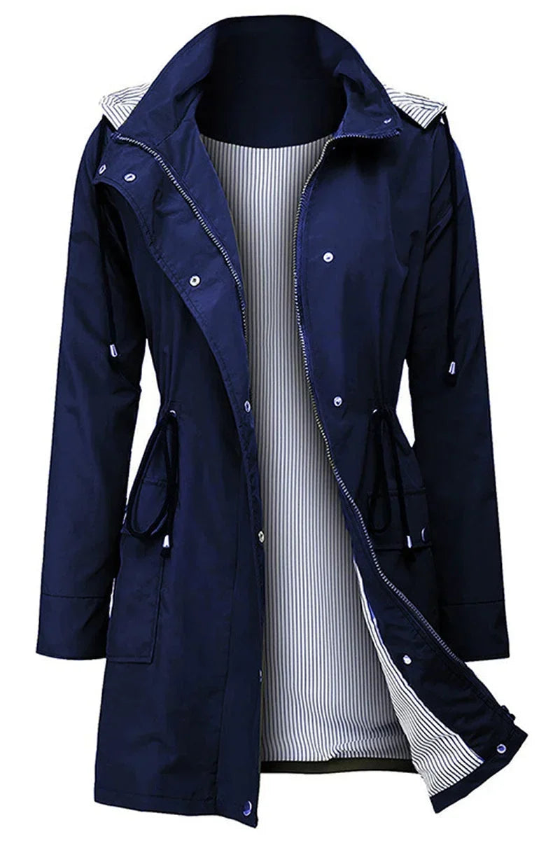 Women's Hooded Drawstring Jacket