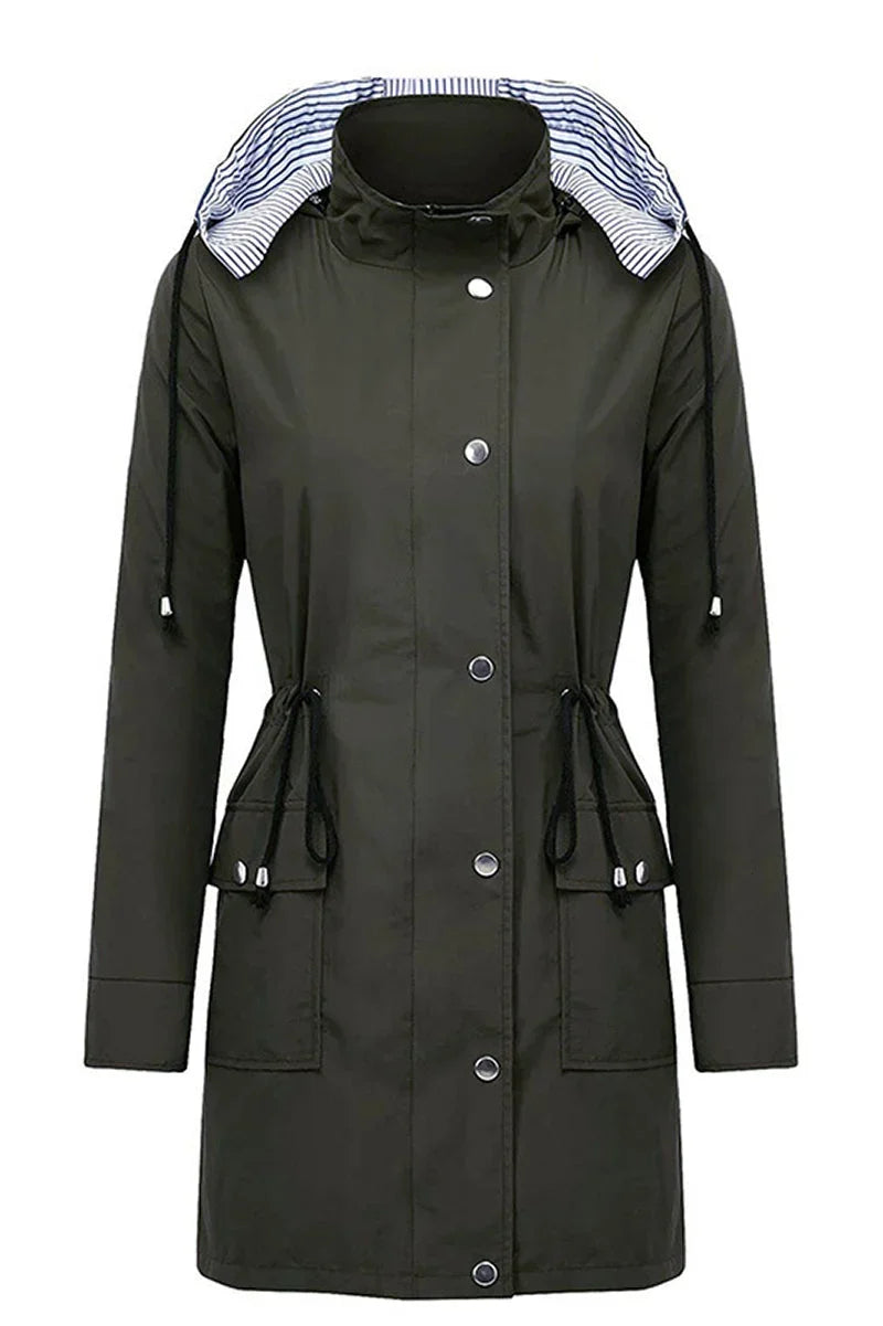 Women's Hooded Drawstring Jacket