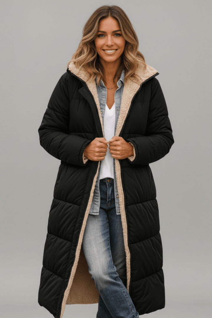 Women's Hooded Quilted Puffer Coat