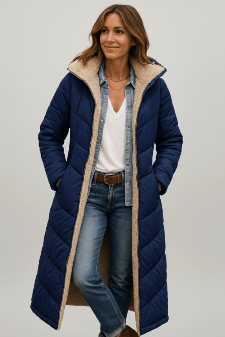 Women's Hooded Quilted Puffer Coat