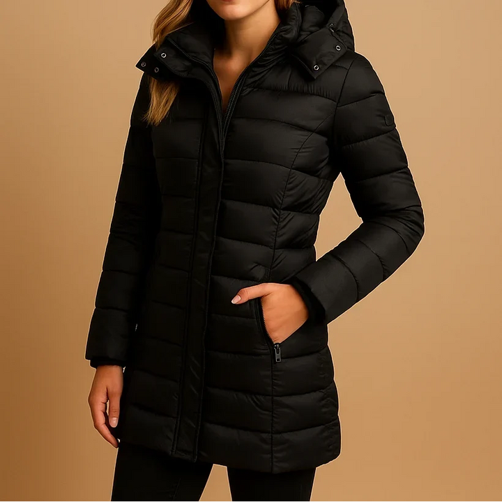 Women's Hooded Quilted Puffer Jacket