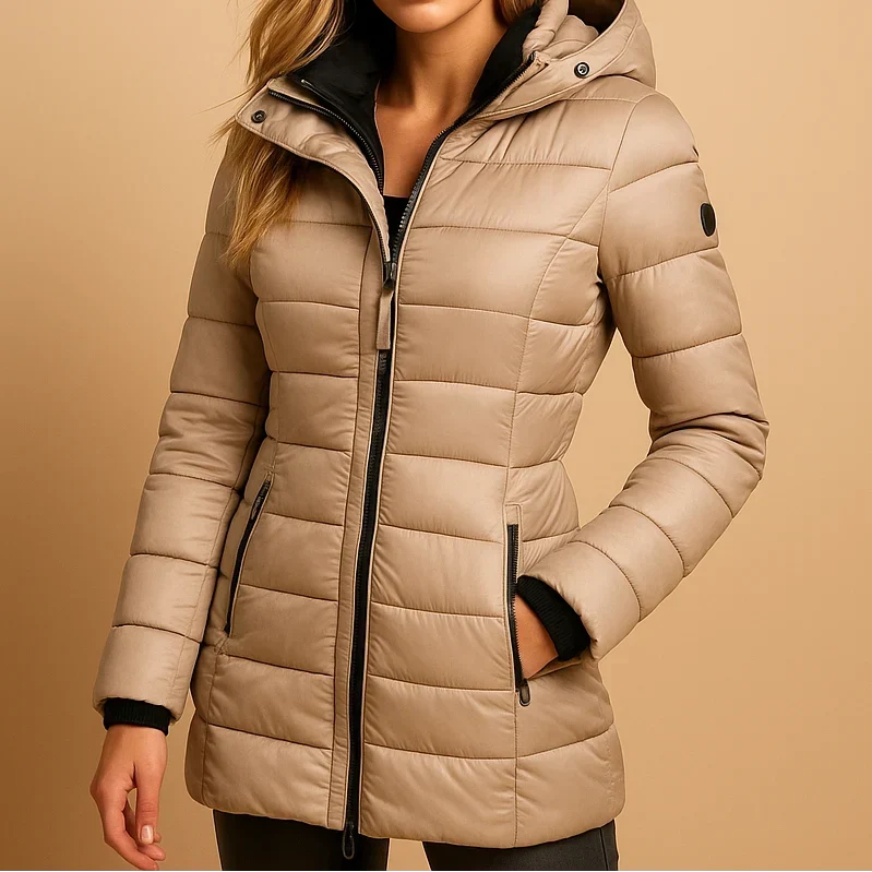 Women's Hooded Quilted Puffer Jacket