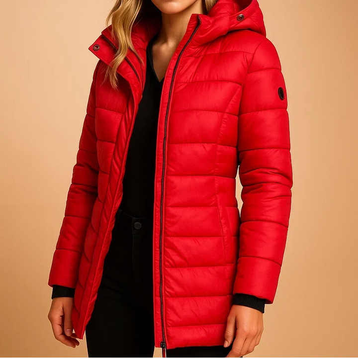 Women's Hooded Quilted Puffer Jacket