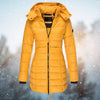 Women's Hooded Quilted Zip-Front Puffer Jacket