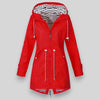 Women's Hooded Windbreaker Jacket with Zip Pockets