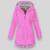 Women's Hooded Windbreaker Jacket with Zip Pockets