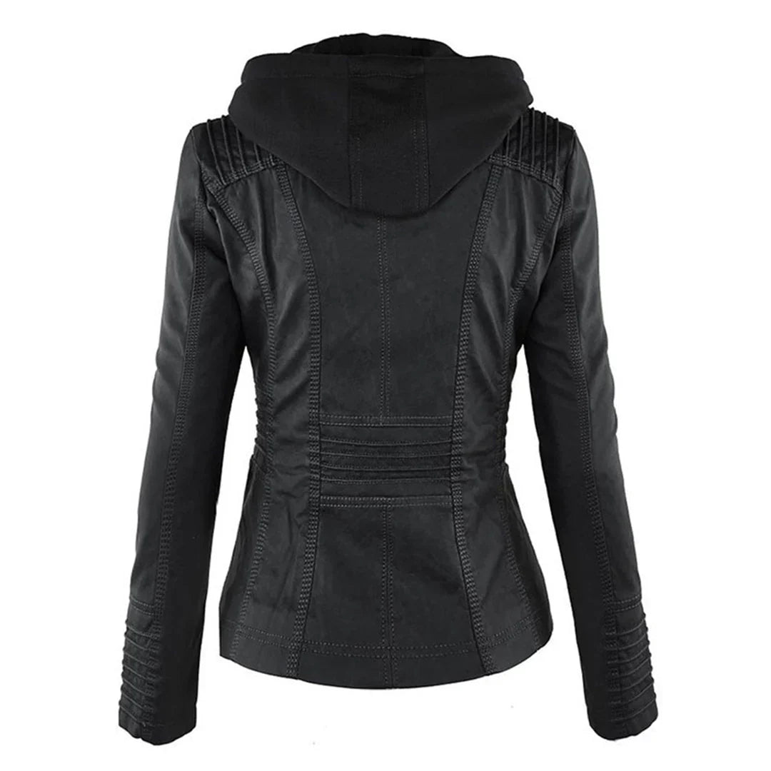 Women's Hooded Zip-Front Jacket