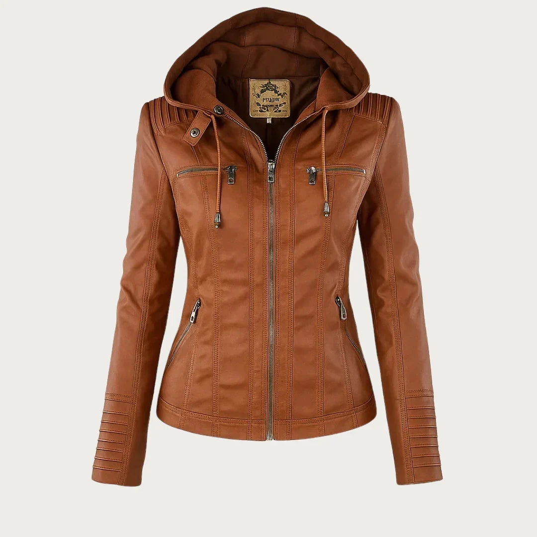 Women's Hooded Zip-Front Jacket