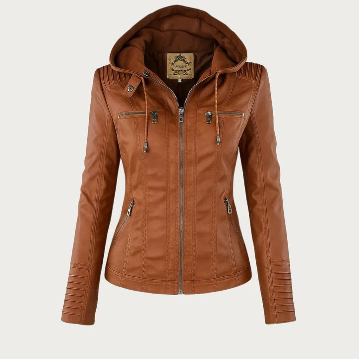 Women's Hooded Zip-Front Jacket