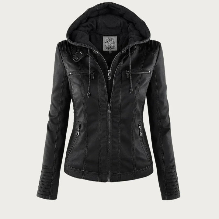 Women's Hooded Zip-Front Jacket