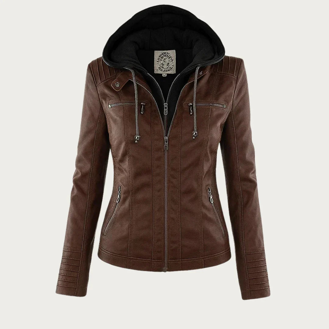 Women's Hooded Zip-Front Jacket