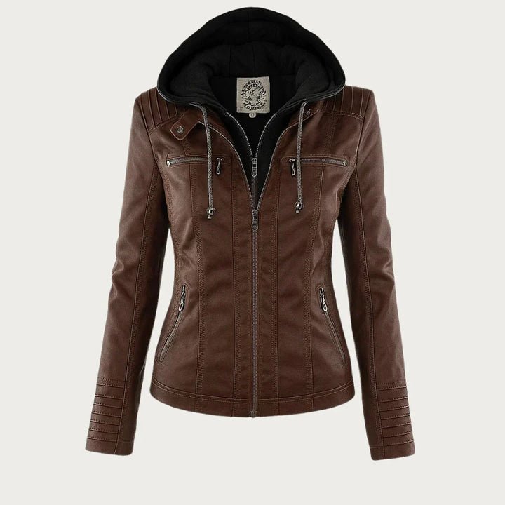 Women's Hooded Zip-Front Jacket
