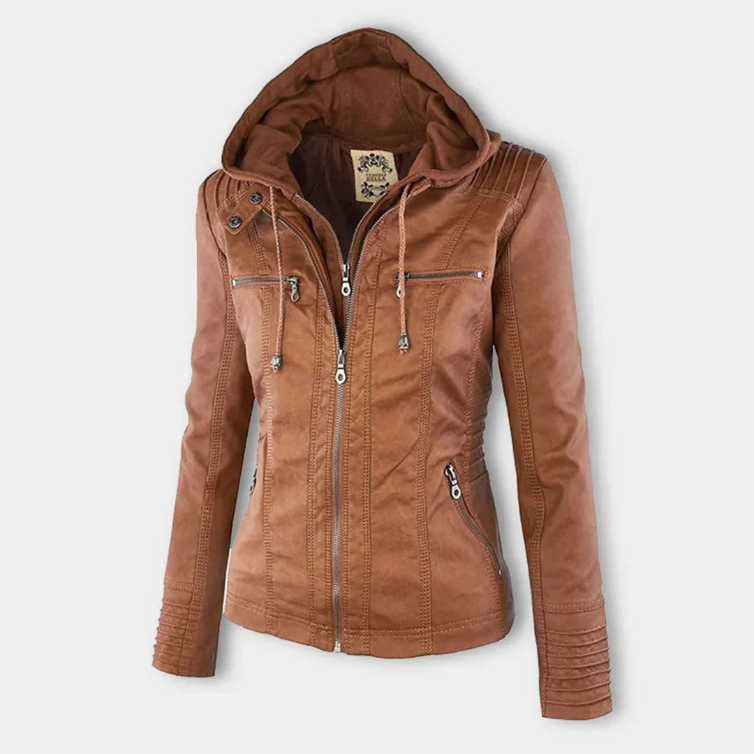Women's Hooded Zip-Front Jacket
