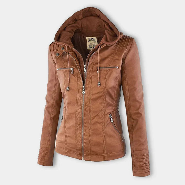 Women's Hooded Zip-Front Jacket