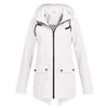 Women's Hooded Zip-Up Windbreaker Jacket