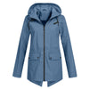 Women's Hooded Zip-Up Windbreaker Jacket