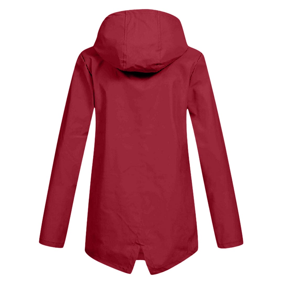 Women's Hooded Zip-Up Windbreaker Jacket