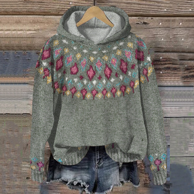 Women's Jacquard Hoodie