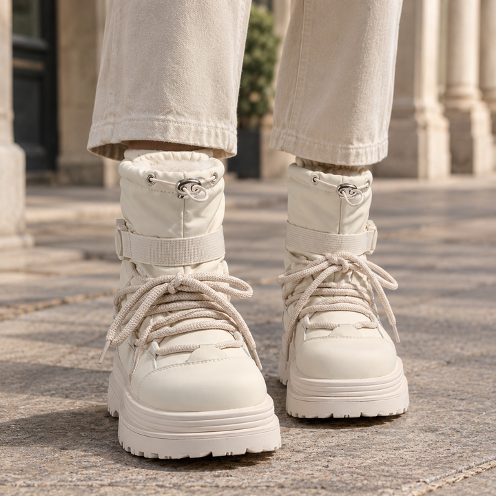 Women's Lace-Up Platform Boots