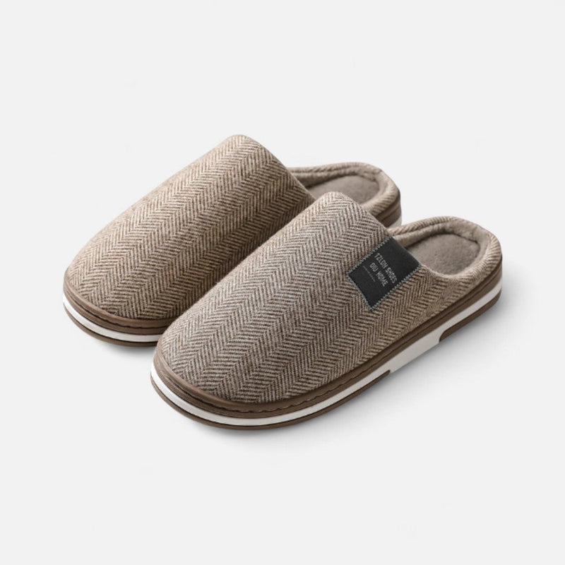 Women's Lined Herringbone Slippers