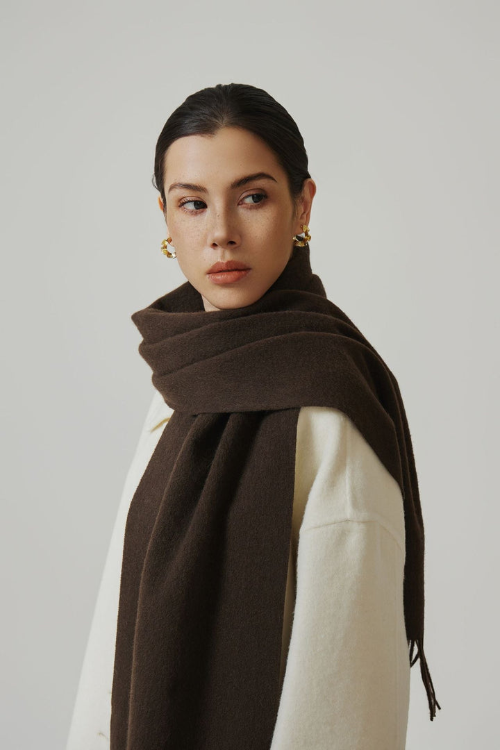 Women's Long Fringed Scarf