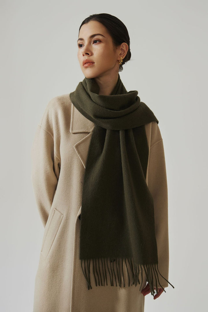Women's Long Fringed Scarf