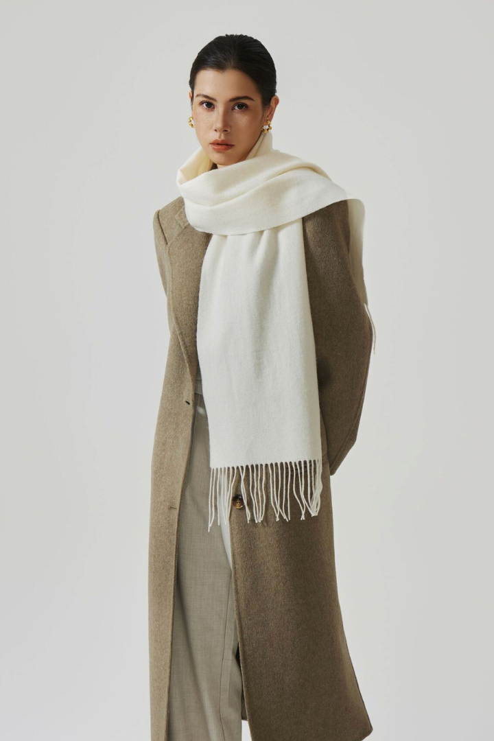 Women's Long Fringed Scarf