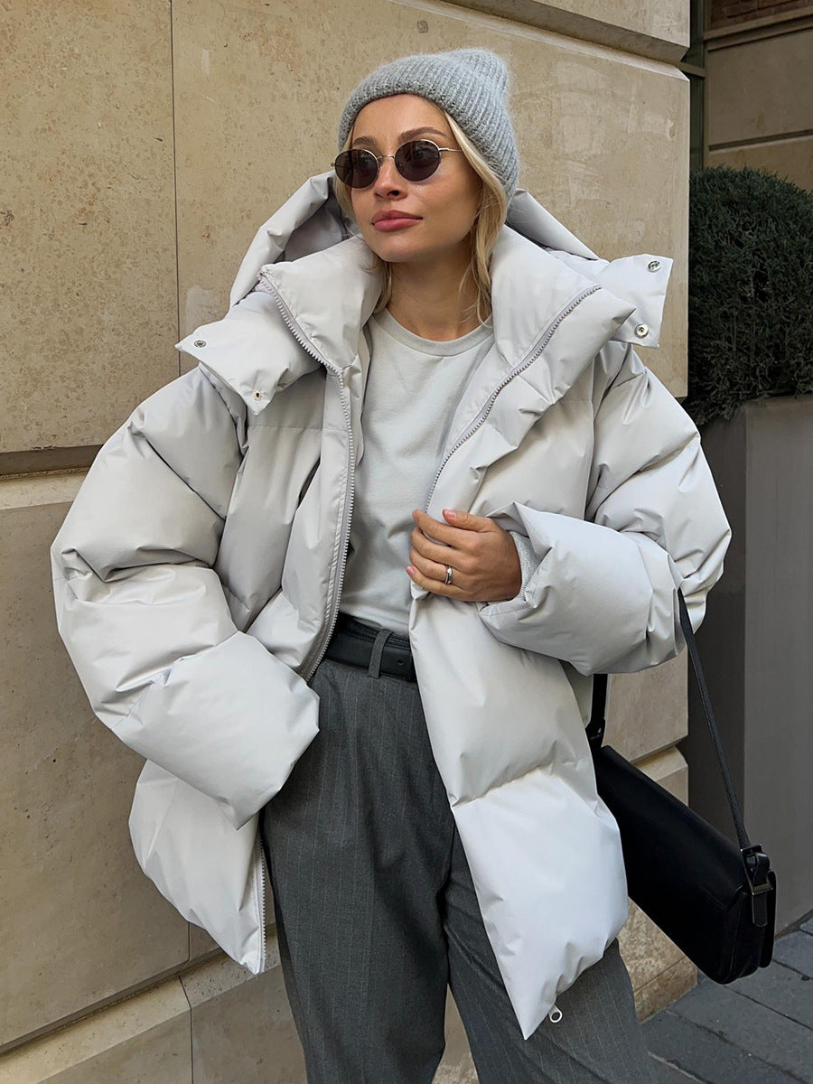 Women's Long Quilted Puffer Coat