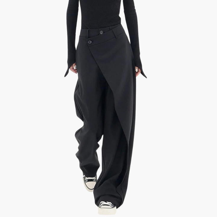 Women's Loose-Fit Wide-Leg Trousers