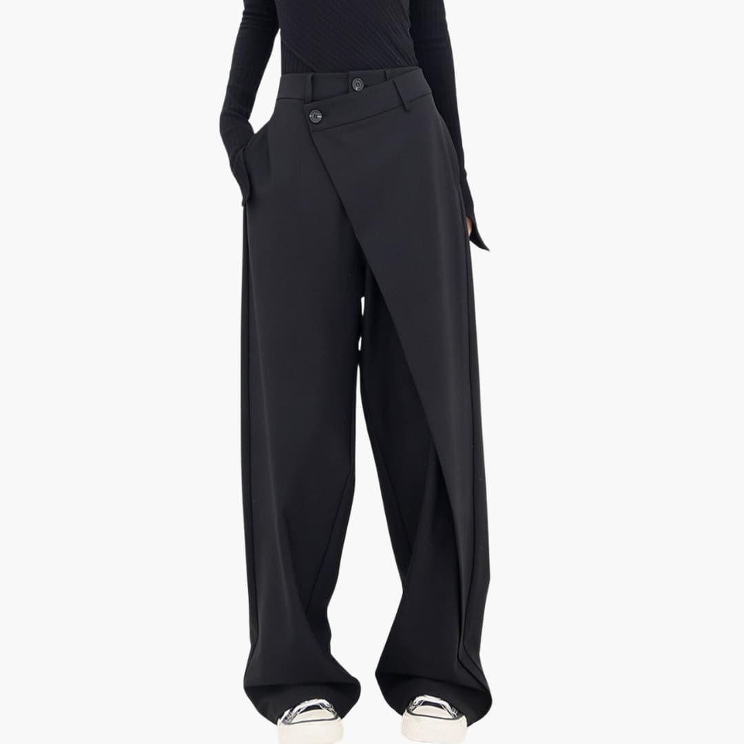 Women's Loose-Fit Wide-Leg Trousers
