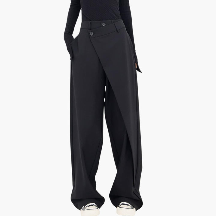 Women's Loose-Fit Wide-Leg Trousers
