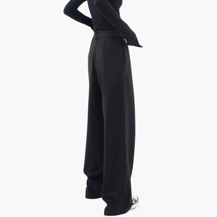 Women's Loose-Fit Wide-Leg Trousers