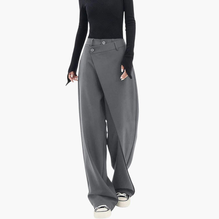 Women's Loose-Fit Wide-Leg Trousers