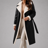Women's Notch-Lapel Belted Trench Coat