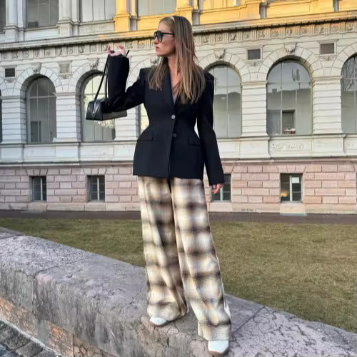Women's Notched Lapel Tailored Blazer