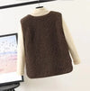Women's Open-Front Sleeveless Knit Cardigan