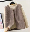 Women's Open-Front Sleeveless Knit Cardigan