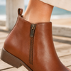 Women's Ankle Boots with Side-Zip Fastening