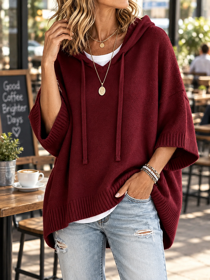 Women's Oversized Drawstring Hoodie