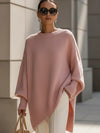 Women's Oversized Poncho-Style Blouse