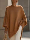 Women's Oversized Poncho-Style Blouse