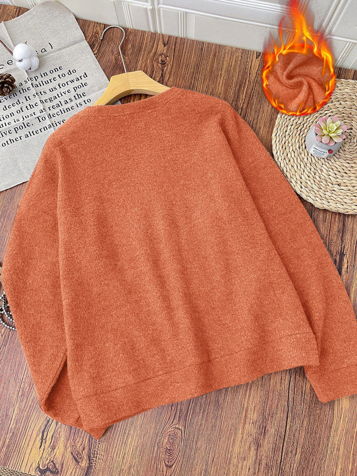 Women's Christmas Jumper Sequin Gingerbread Oversized