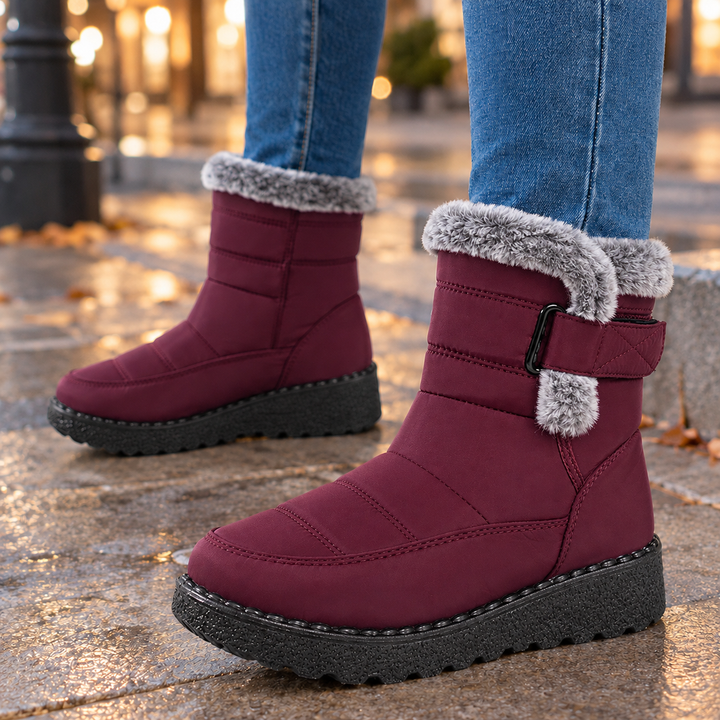 Women's Quilted Fur-Trim Ankle Boots