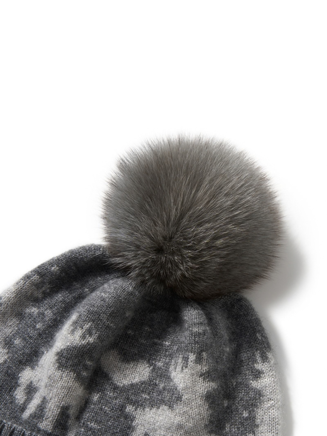 Women's Reindeer Pom Pom Beanie